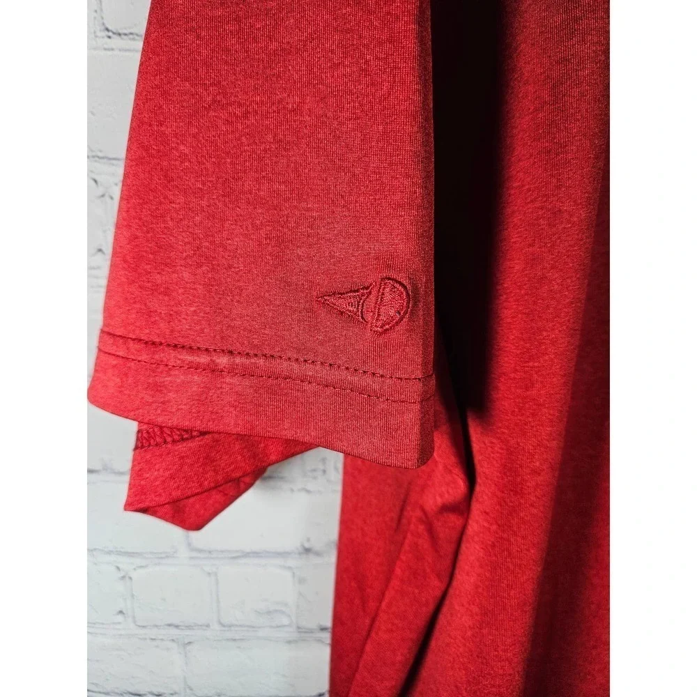 Grand Slam Golf Men's Polo Short Sleeve Shirt‎ Red Size X Large